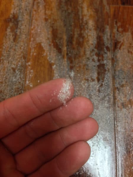 Example 2: Powder Residue from Frozen Product