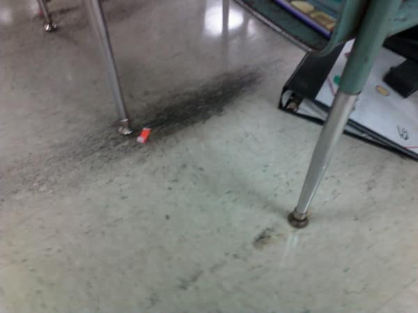 Example 5: Damage Caused by Chair Glides