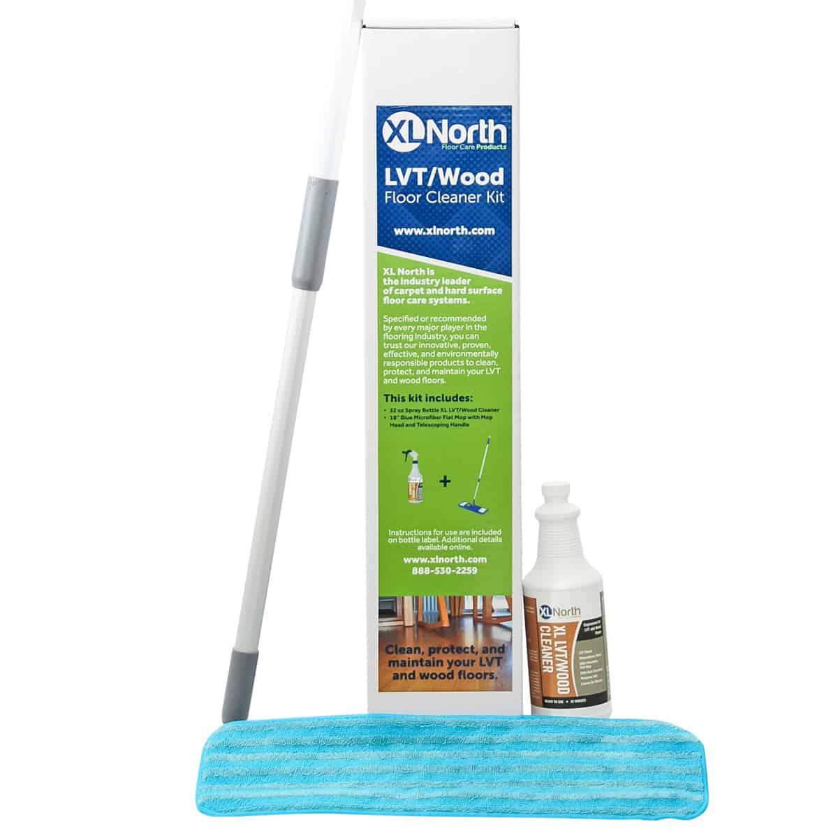 The Chemical Hut Replacement Blue 45cm Professional Hard Floor Cleaning Squeegee Head Comes With TCH AntiBac Pen 