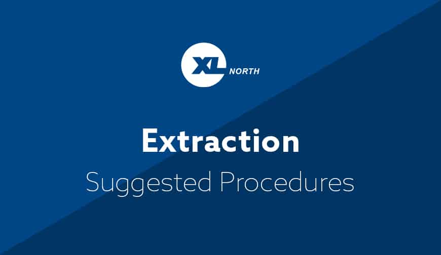 Recommended Procedures for Extraction