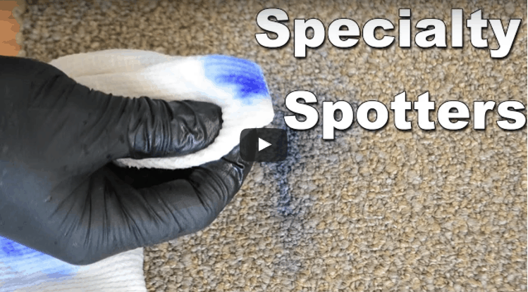 Removing Stains with Specialty Spotters