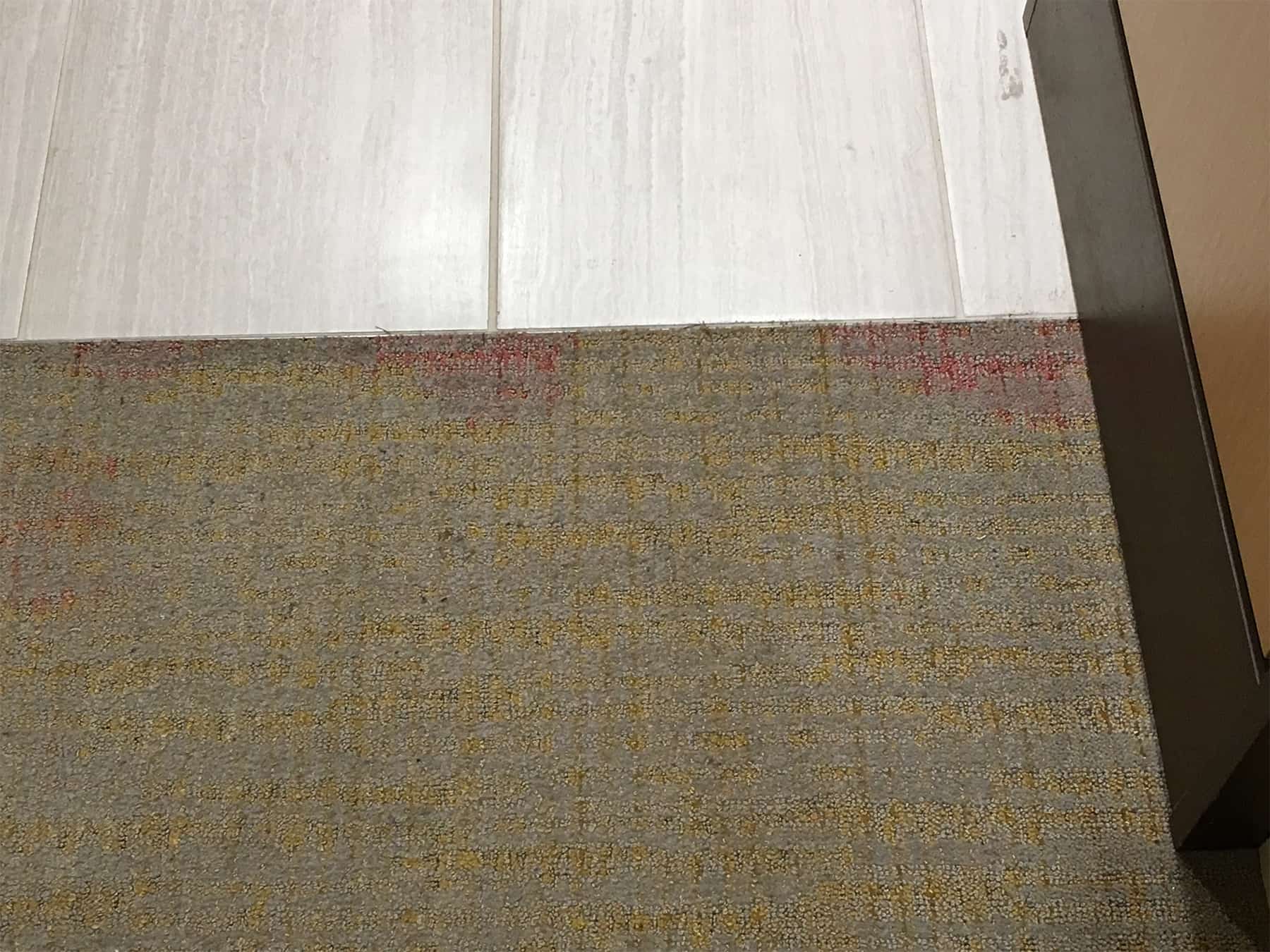 Carpet Fiber Color Shift