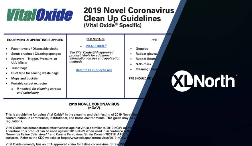 Guideline for Using Vital Oxide® in Cleaning & Disinfection of 2019 Novel Coronavirus (nCoV) Contamination in Commercial, Institutional, and Home Environments