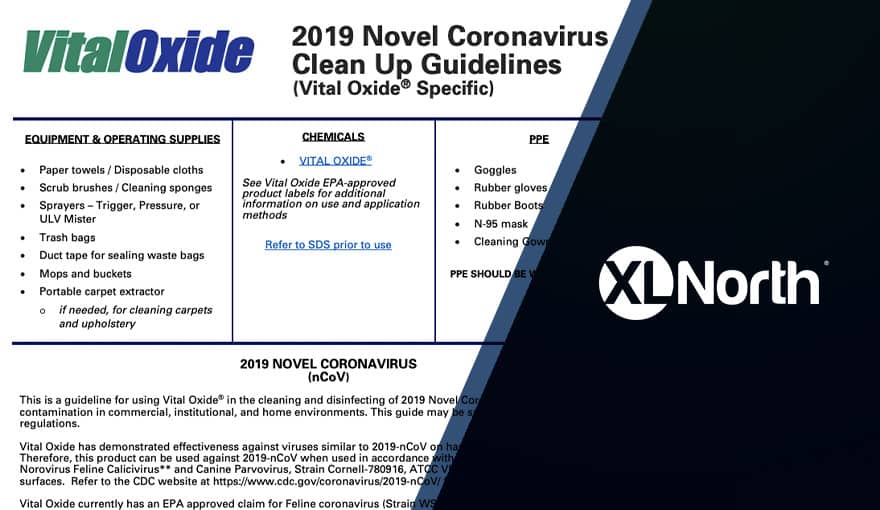 Vital Oxide Guidelines for Use: Cleaning & Disinfection Coronavirus Contamination