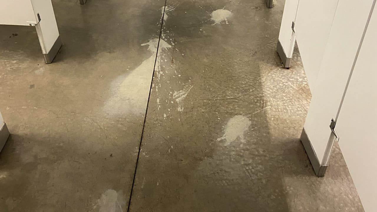 Acid Stains on Concrete Floors Case Study