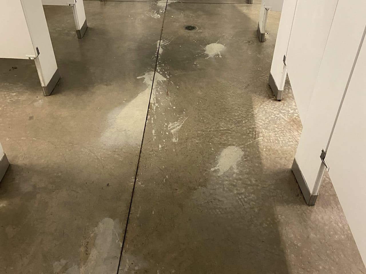 Acid Stains on Concrete Floors Case Study
