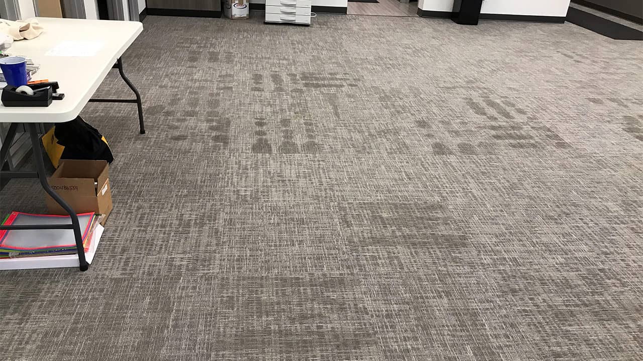 Troubleshooting Line Sputter on Commercial Carpet Tile