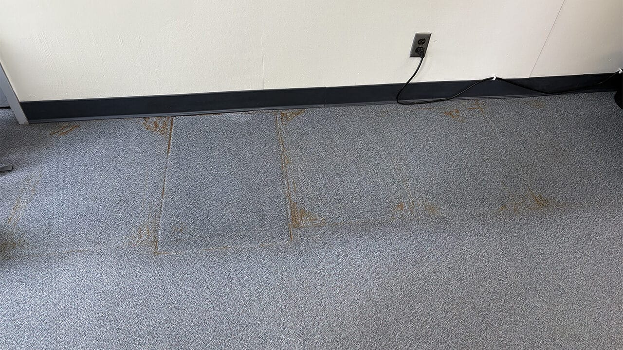 Tarkett Case Study: Rust Stains Removed with XL Rust Remover