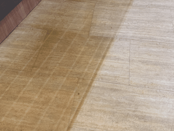 Floor with sratches