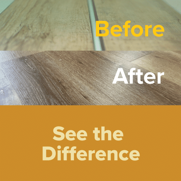 Before and after, see the difference