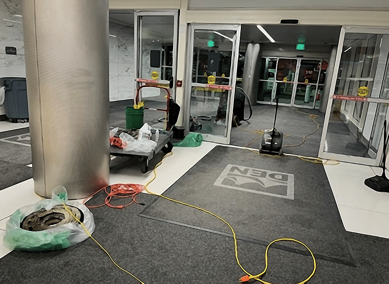 den-airport-entrance-encapsulation-cleaning